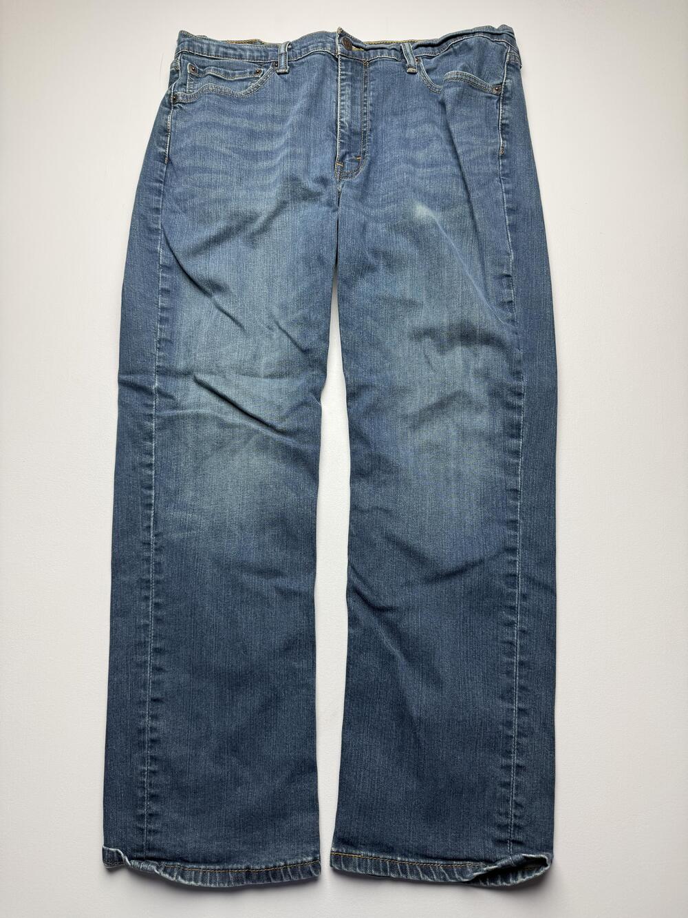 Levis 514 Jeans Mens 36x30 Blue Med Wash Denim Relaxed Straight Leg Casual